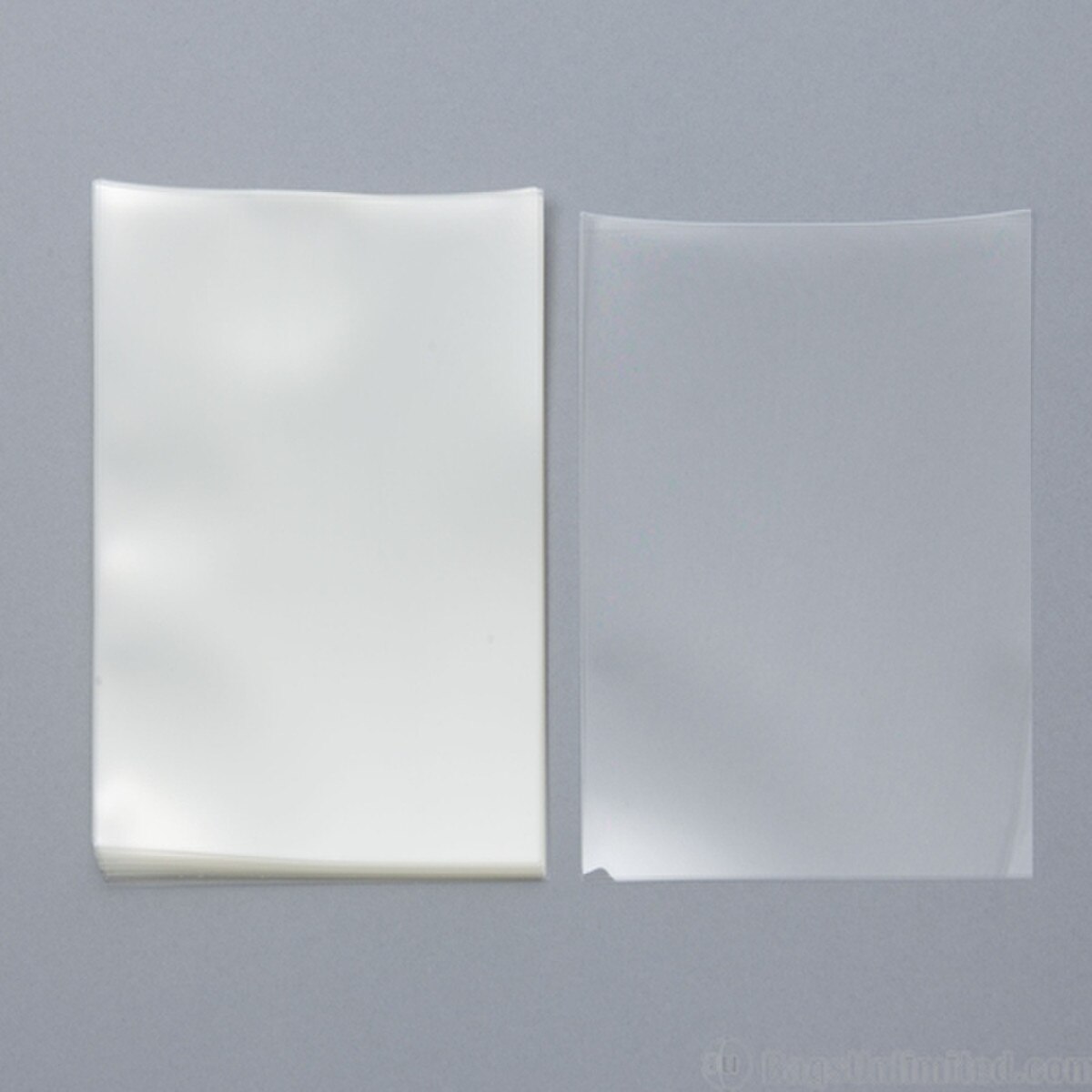 "5 x 7"" Polyester 'L' Sleeves."